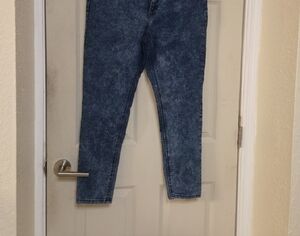 No Boundaries Light Blue Denim Jacket Women 14 W Size